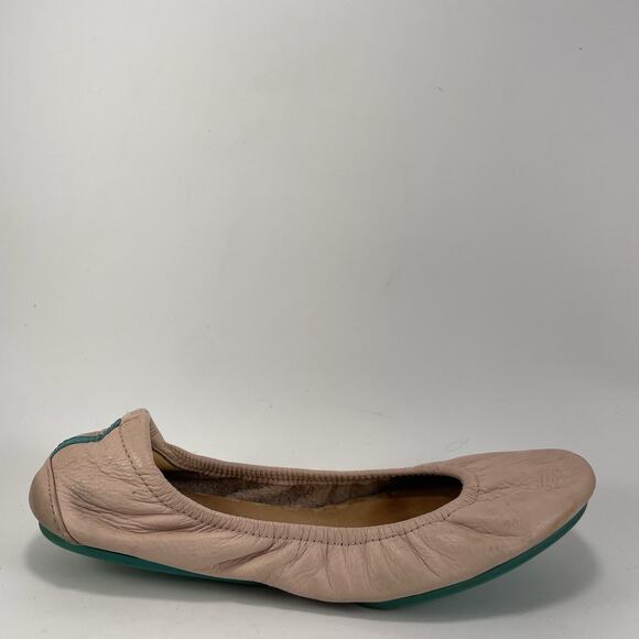 Tieks by Gavrieli Blush Pink Leather Ballet Flats Foldable Womens Size 8 - Picture 1 of 9
